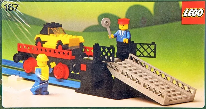 LEGO 167 Rampe de Chargement et Wagon de Transport de Voitures - prix | Brick Broker