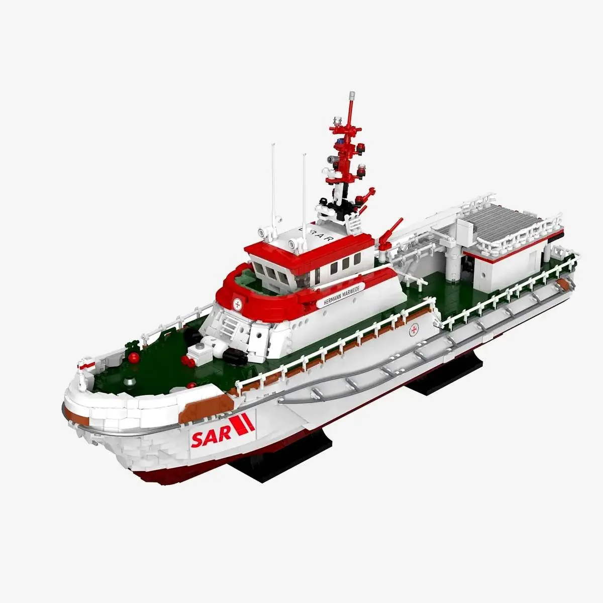 BlueBrixx Croisières de recherche et sauvetage Hermann Marwede (BB-108466) - prix | Brick Broker