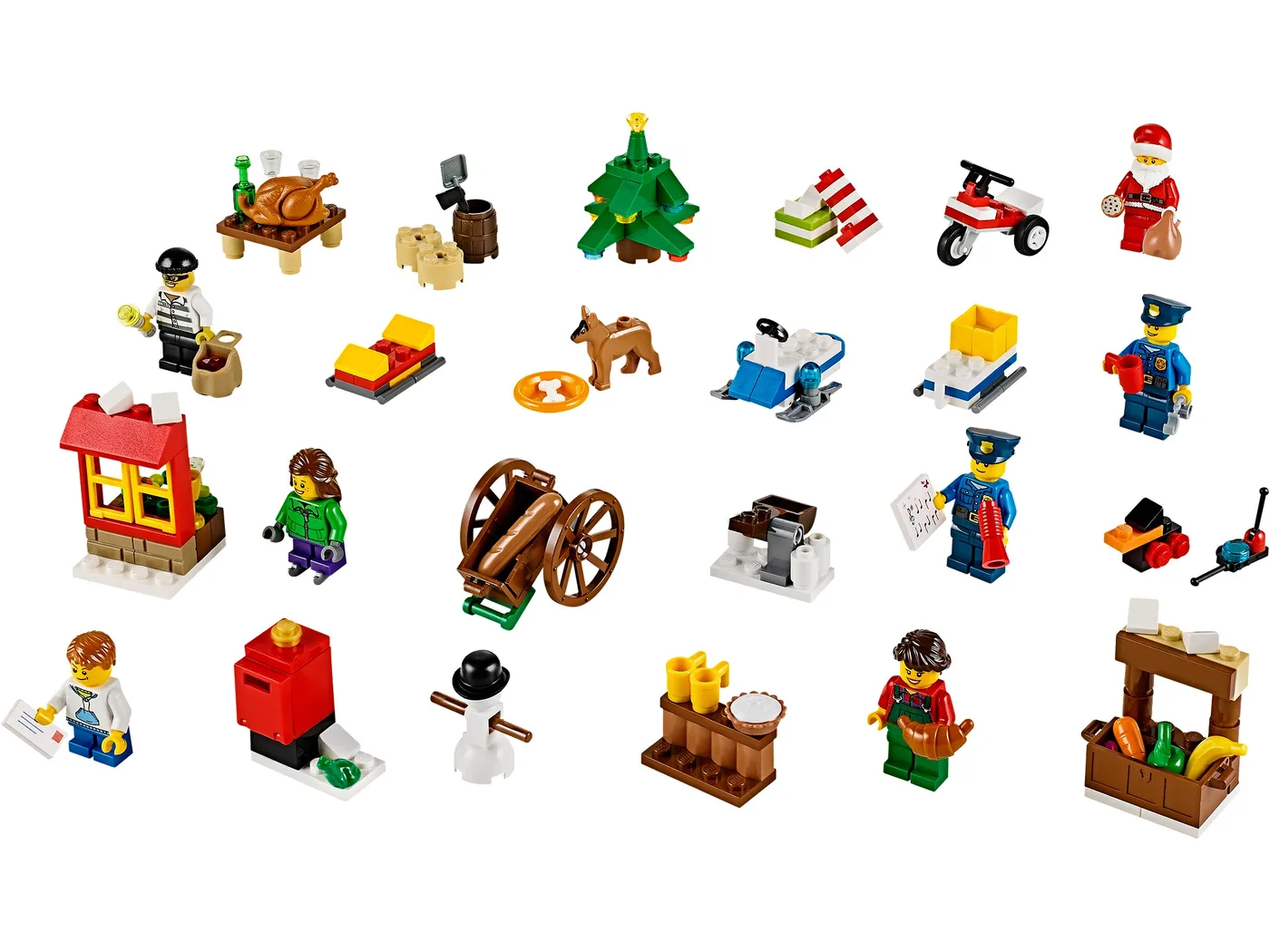 LEGO 60063 Calendrier de l'Avent City 2014 - prix | Brick Broker
