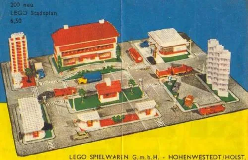 200 Plan de Ville LEGO, Version Carton Europe Continentale - prix | Brick Broker