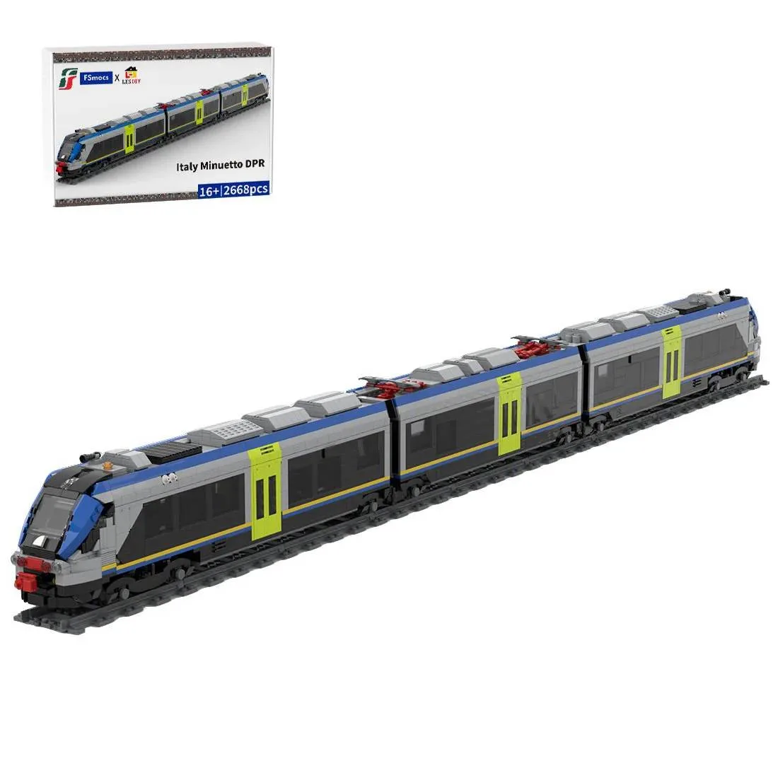 LesDiy Train Minuetto DPR Italie (LESDIY-3666530) - prix | Brick Broker