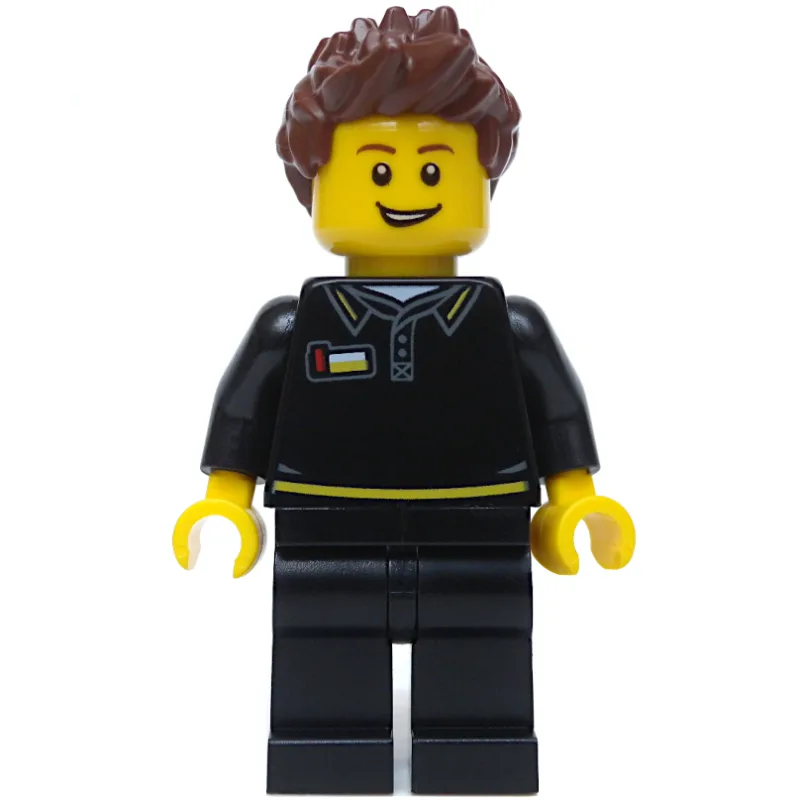 LEGO Store Employee, LEGO Logo on Back — dans quels sets LEGO ? (fig-006439) | Brick Broker