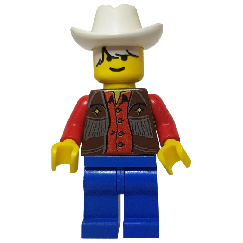 Cowboy - Red Shirt — dans quels sets LEGO ? (fig-004375) | Brick Broker