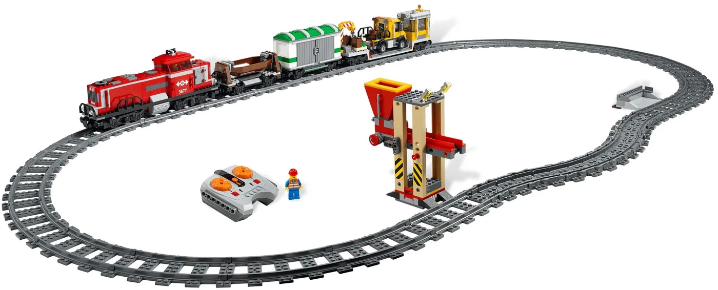 LEGO 3677 Train de marchandises rouge - prix | Brick Broker