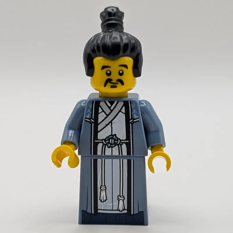 Su Dongpo, Sand Blue Robes/Dress, Black Hair — minifigurine LEGO | Brick Broker