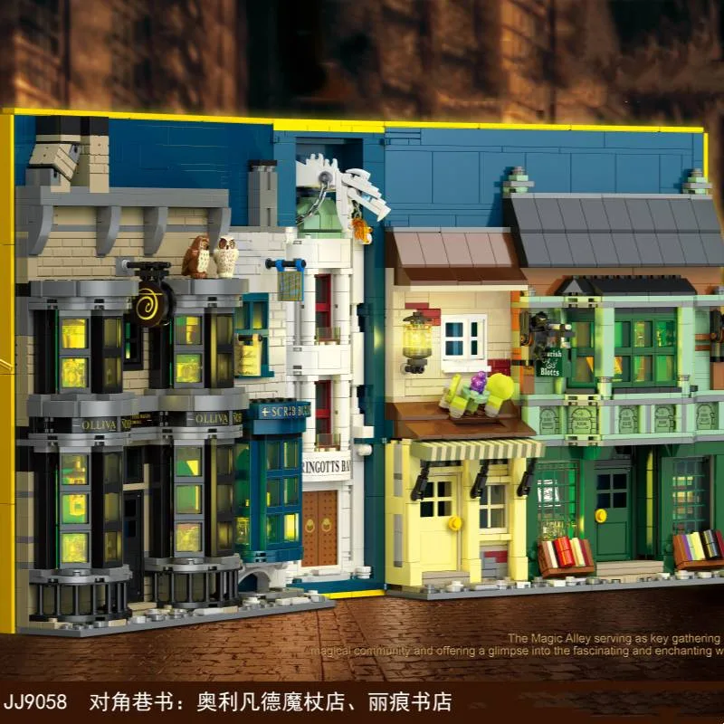 JIESTAR Monument du Monde des Sorciers - La Boutique de Baguettes & Livres de Sorciers (JS-JJ9058) - prix | Brick Broker