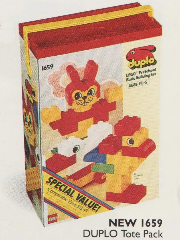 LEGO 1659 Duplo Tote Pack - prix et où acheter | Brick Broker