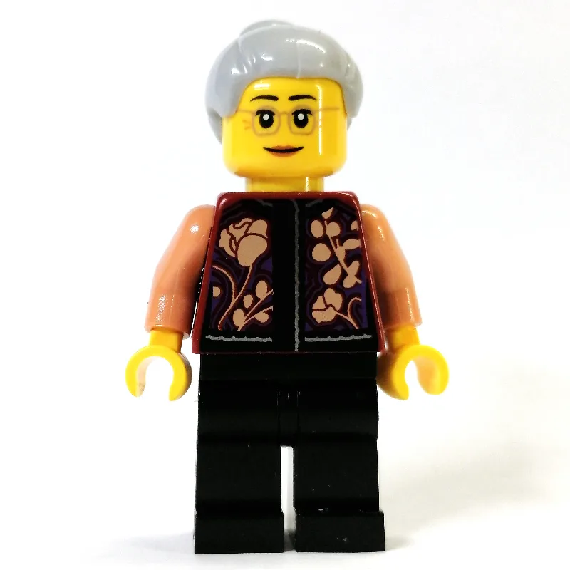Dark Red Torso, Black Legs, Light Bluish Grey… — minifigurine LEGO | Brick Broker