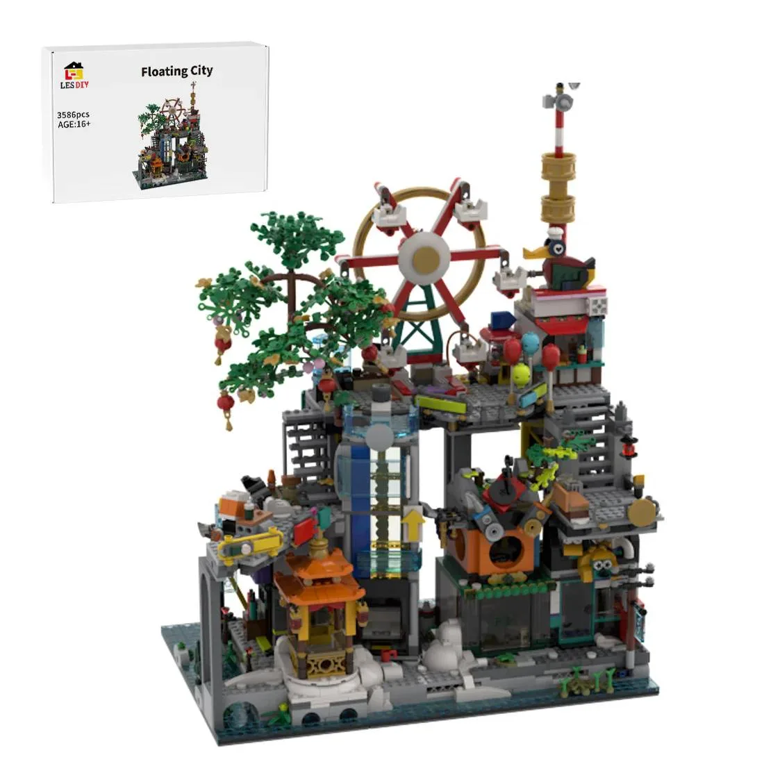 LesDiy Ville flottante est-asiatique modulaire (LESDIY-3734305) - prix | Brick Broker