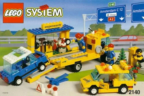 LEGO 2140 Équipe d'Assistance Routière ANWB - prix | Brick Broker