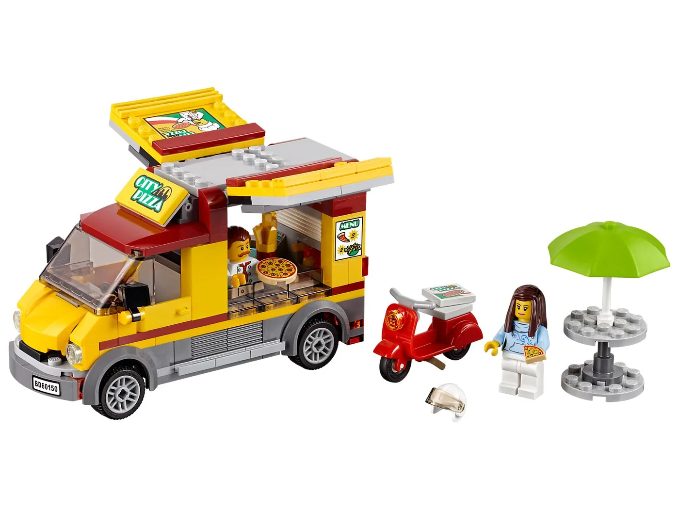 LEGO 60150 Le Camion à Pizza - prix et où acheter | Brick Broker