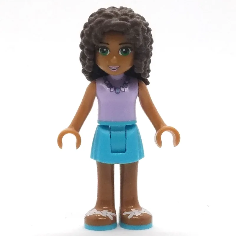 Andrea - Lavender Top, Medium Azure Skirt — minifigurine LEGO | Brick Broker
