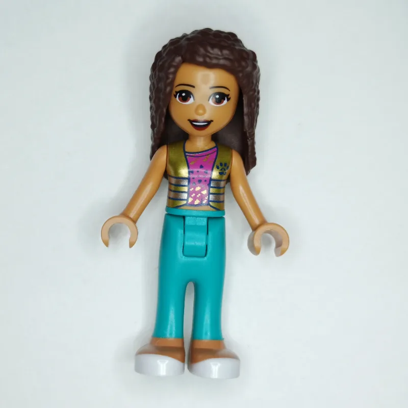 Andrea - Gold Jacket, Dark Turquoise Pants — minifigurine LEGO | Brick Broker