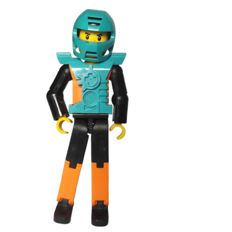 Technic Figure Orange/Black Legs, Orange Tors… — minifigurine LEGO | Brick Broker