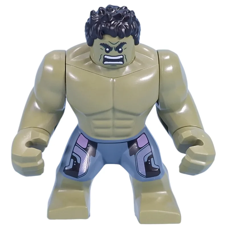 Hulk (Big Fig), Olive Green, Black Hair, Remo… — minifigurine LEGO | Brick Broker