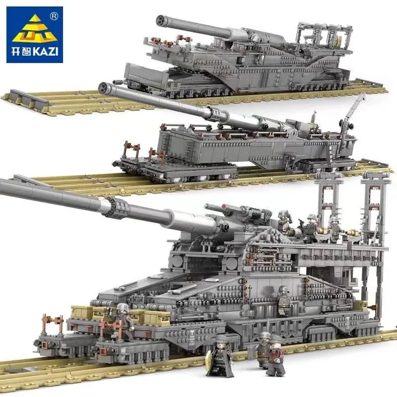 Kazi Canon ferroviaire allemand de 800 mm Dora (KZI-KY10005) - prix | Brick Broker
