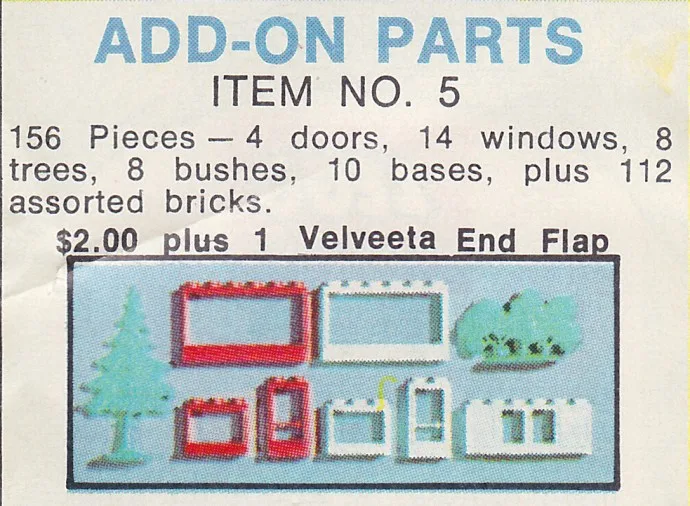 LEGO Set Velveeta n°5 (5-2) - prix et où acheter | Brick Broker