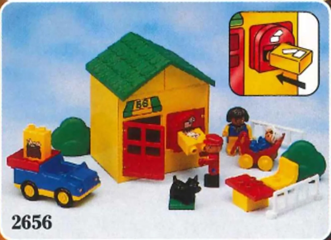 LEGO 2656 Bureau de poste du village - prix | Brick Broker