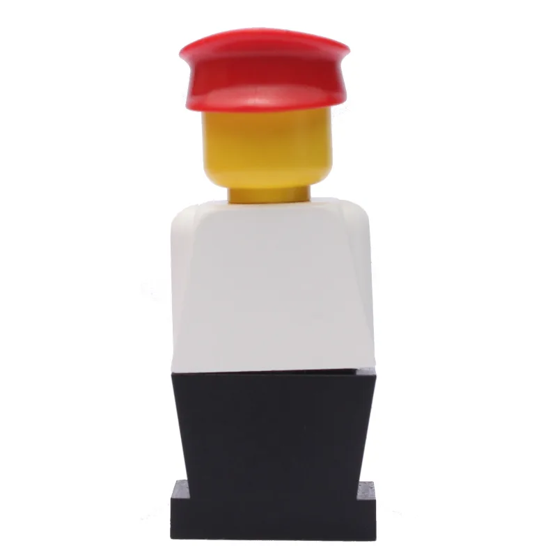 LEGOLAND White Torso, Black Legs, Red Hat — minifigurine LEGO | Brick Broker