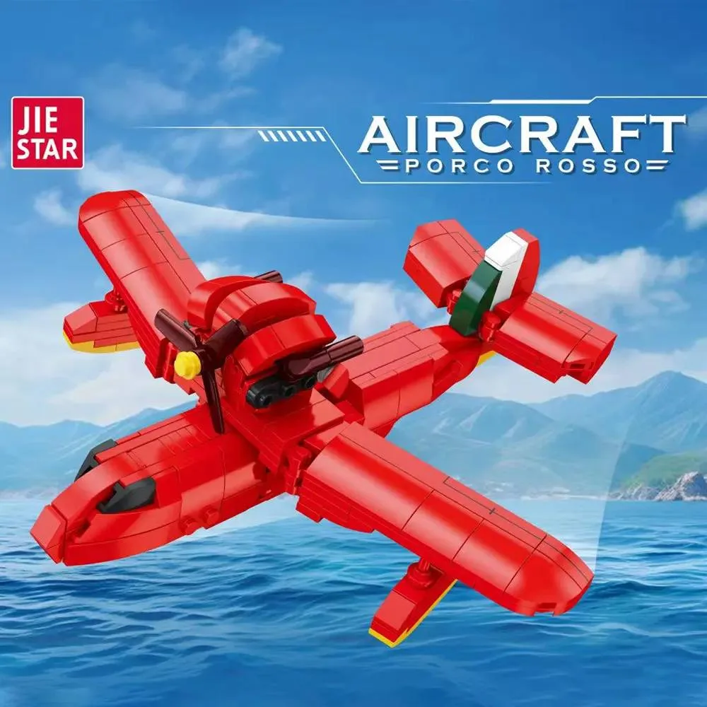 JIESTAR Avion de Porco Rosso (JS-JJ9255) - prix | Brick Broker