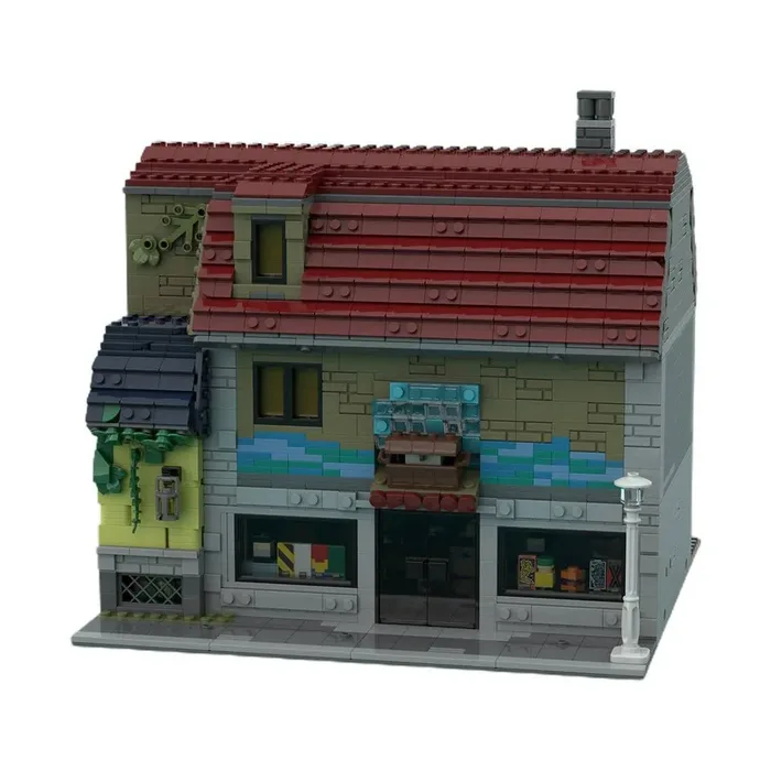 LesDiy Scène de rue de la boutique de comics Pearl (LESDIY-3471942) - prix | Brick Broker