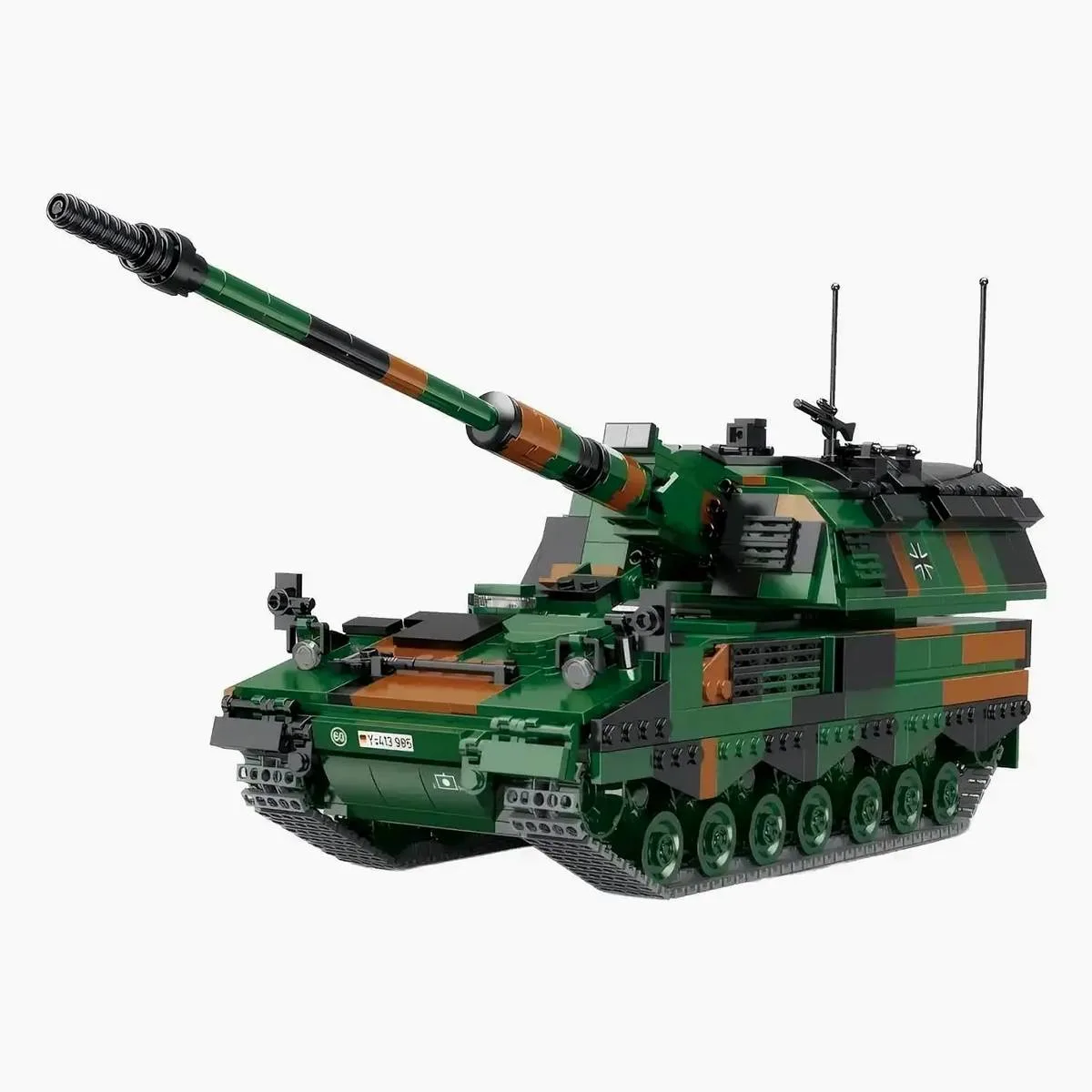 BlueBrixx Obusier automoteur Panzerhaubitze 2000, Bundeswehr (BB-106909) - prix | Brick Broker