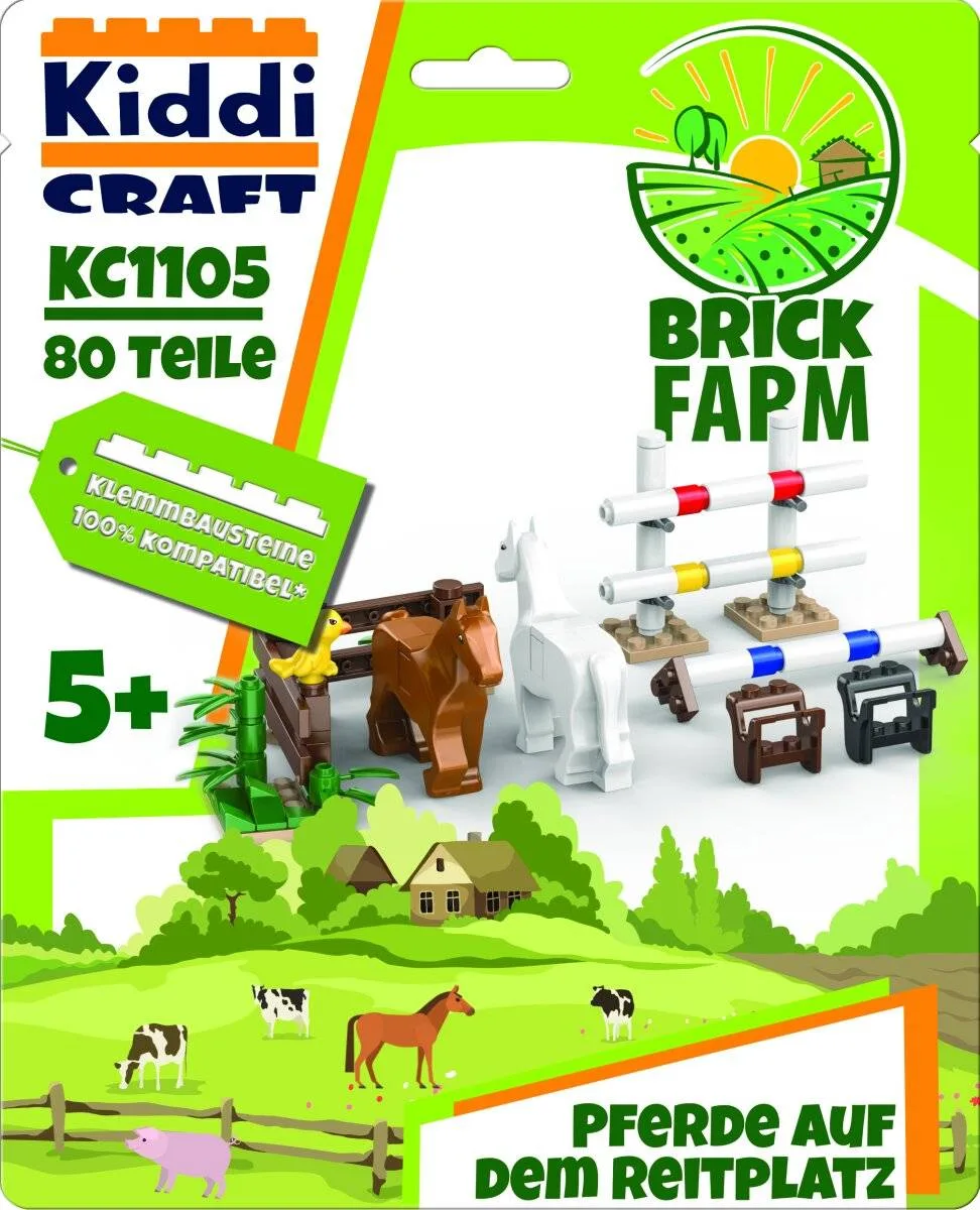 Kiddicraft Chevaux dans le manège (KID-KC1105) - prix | Brick Broker