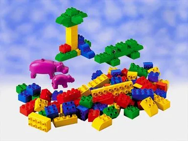 LEGO 2488 Hippopotame Joyeux à Construire et Ranger - prix | Brick Broker