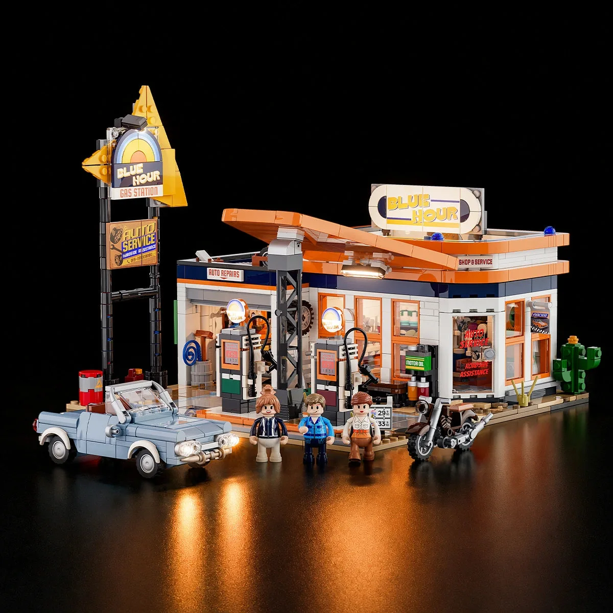 Lumibricks Station-service (LUMI-F9065) - prix | Brick Broker