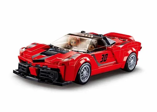 Sluban Voiture de sport italienne rouge (SLB-M38-B0955) - prix | Brick Broker
