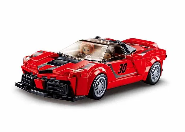 Sluban Voiture de sport italienne rouge (SLB-M38-B0955) - prix | Brick Broker