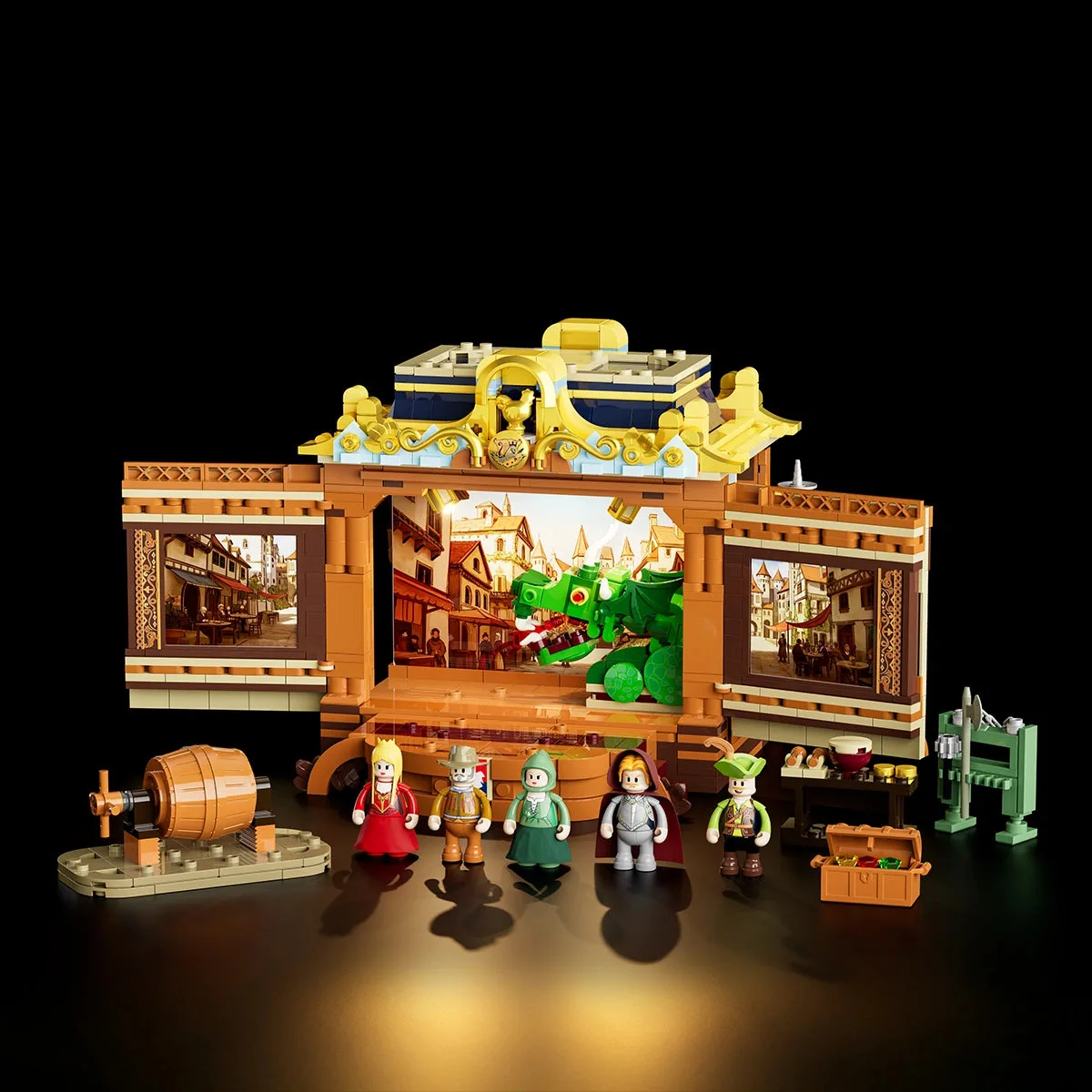 Lumibricks Carrosse de la troupe médiévale (LUMI-L9063) - prix | Brick Broker