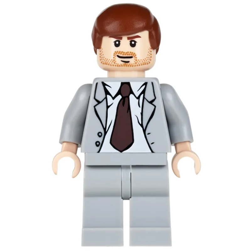 Indiana Jones in Light Bluish Gray Suit — minifigurine LEGO | Brick Broker