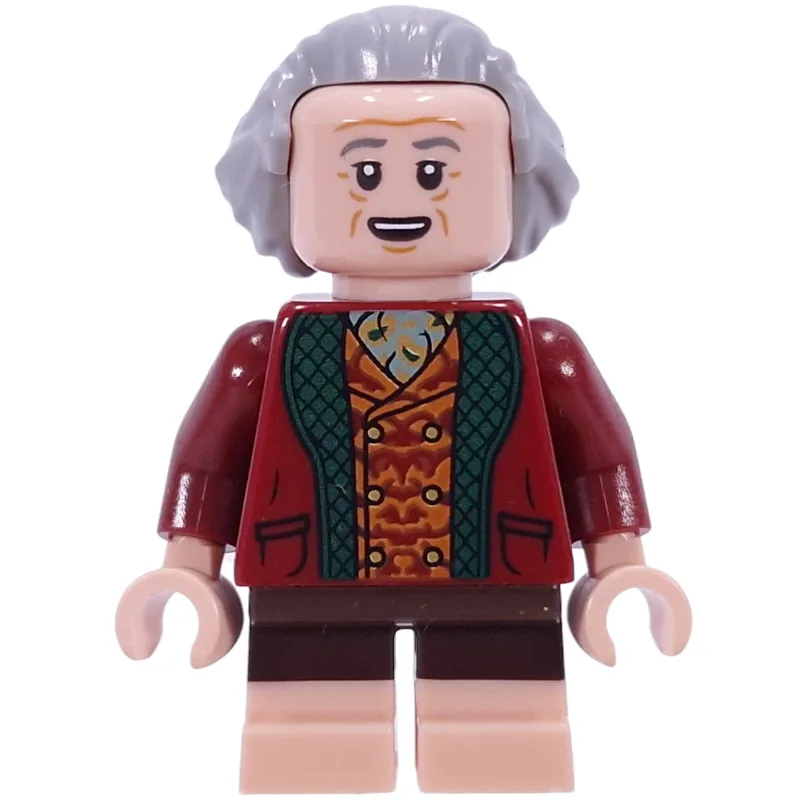 Bilbo Baggins, Light Bluish Grey Hair, Dark R… — minifigurine LEGO | Brick Broker