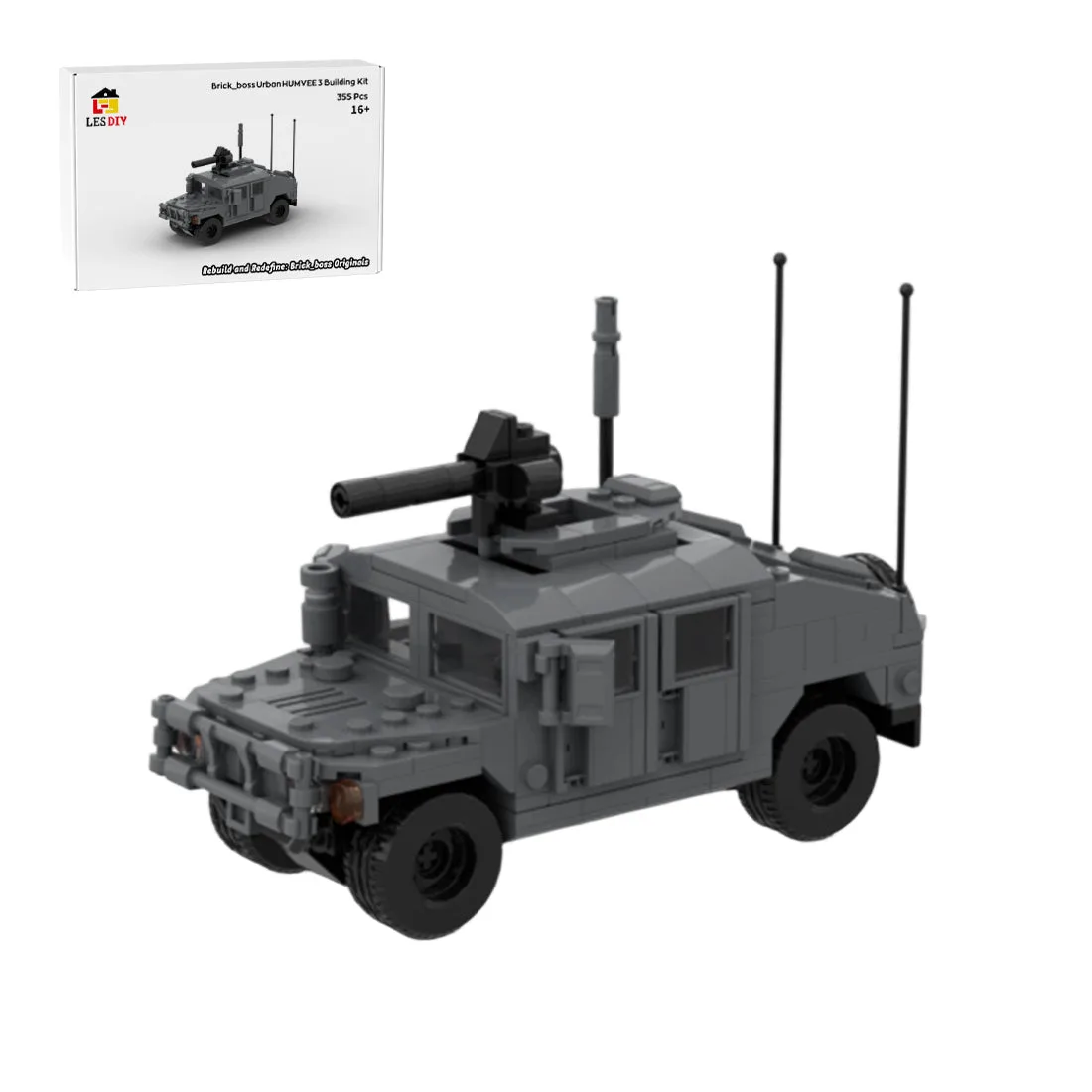 LesDiy 3 véhicules militaires modernes (LESDIY-3744995) - prix | Brick Broker