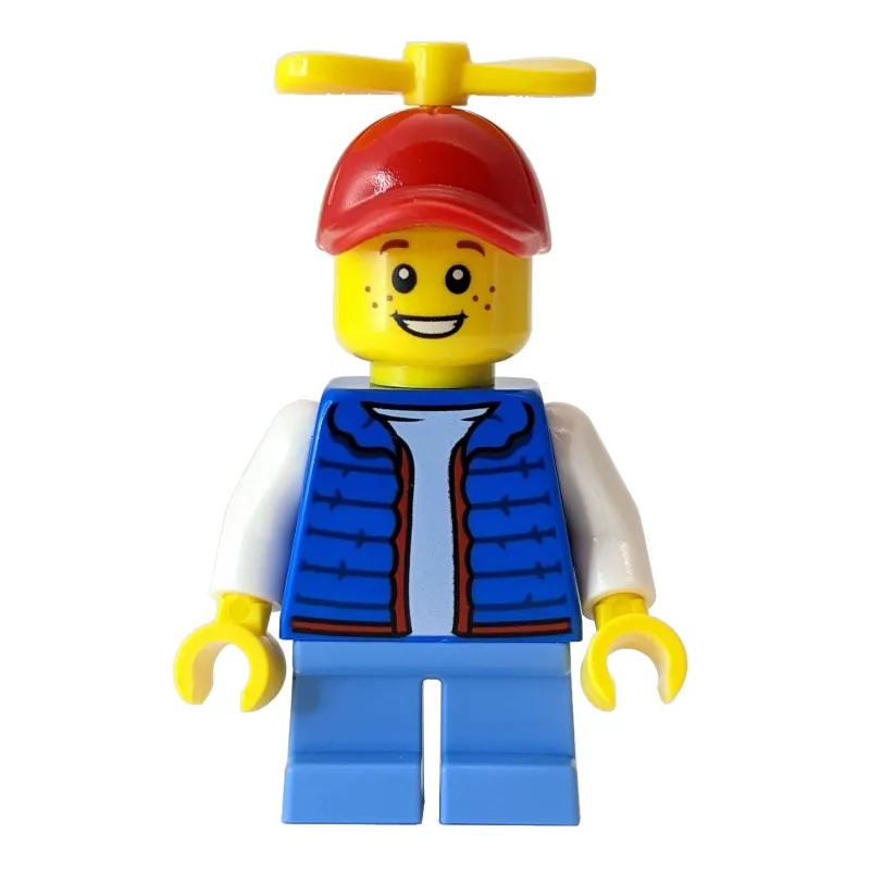 Billy McCloud - Blue Jacket, Red Cap with Pro… — minifigurine LEGO | Brick Broker