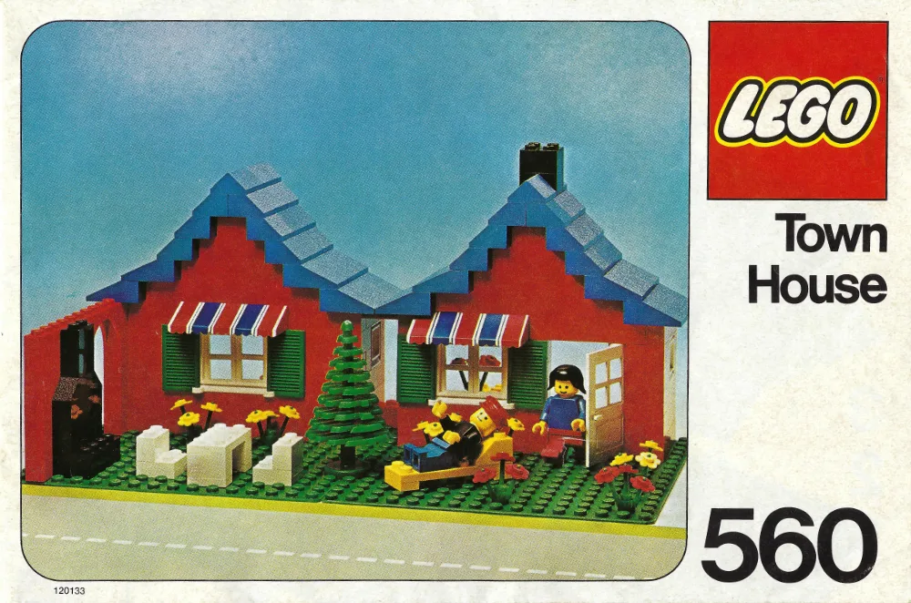 LEGO 560 Maison de ville avec jardin - prix | Brick Broker