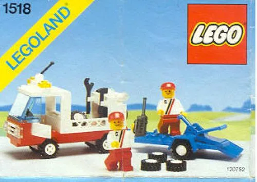 LEGO 1518 Réparation de la voiture de course - prix | Brick Broker