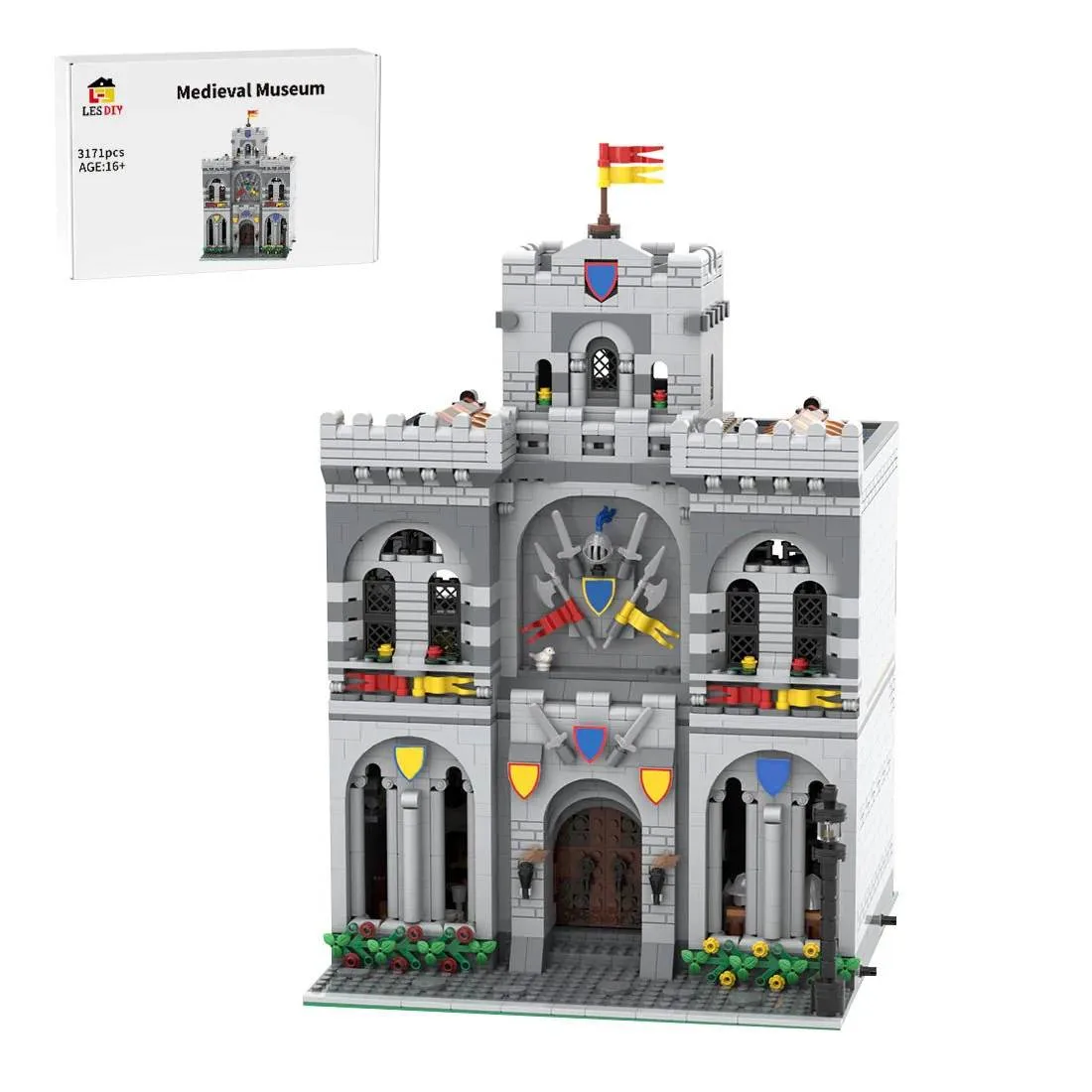 LesDiy Musée médiéval - Modification du château des chevaliers du Lion 10305 LEGO (LESDIY-3612778) - prix | Brick Broker