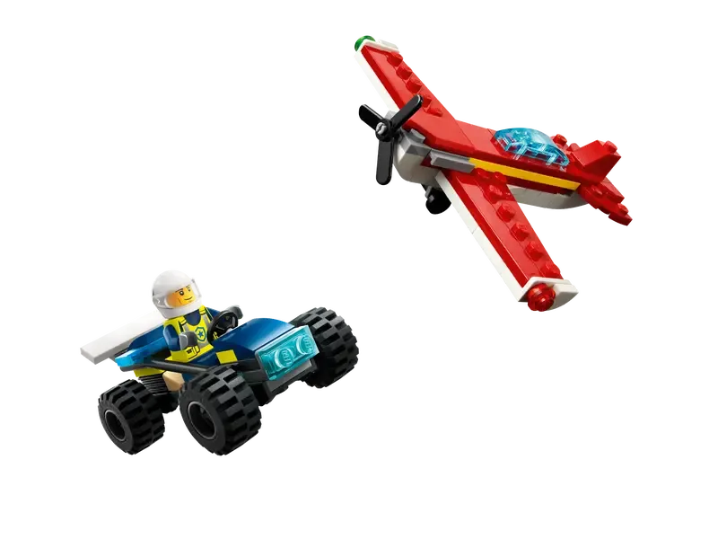 LEGO 30664 Voiture tout-terrain de police de la ville et avion rouge 3-en-1 - prix | Brick Broker