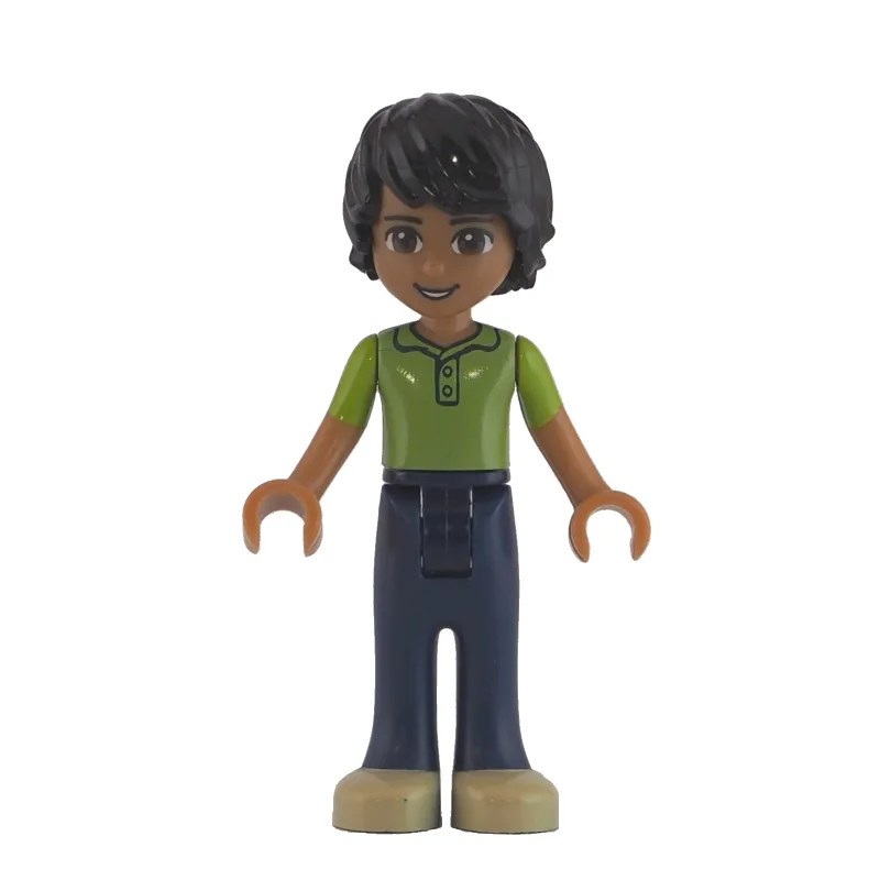Matthew - Lime Vest, Dark Blue Trousers — minifigurine LEGO | Brick Broker