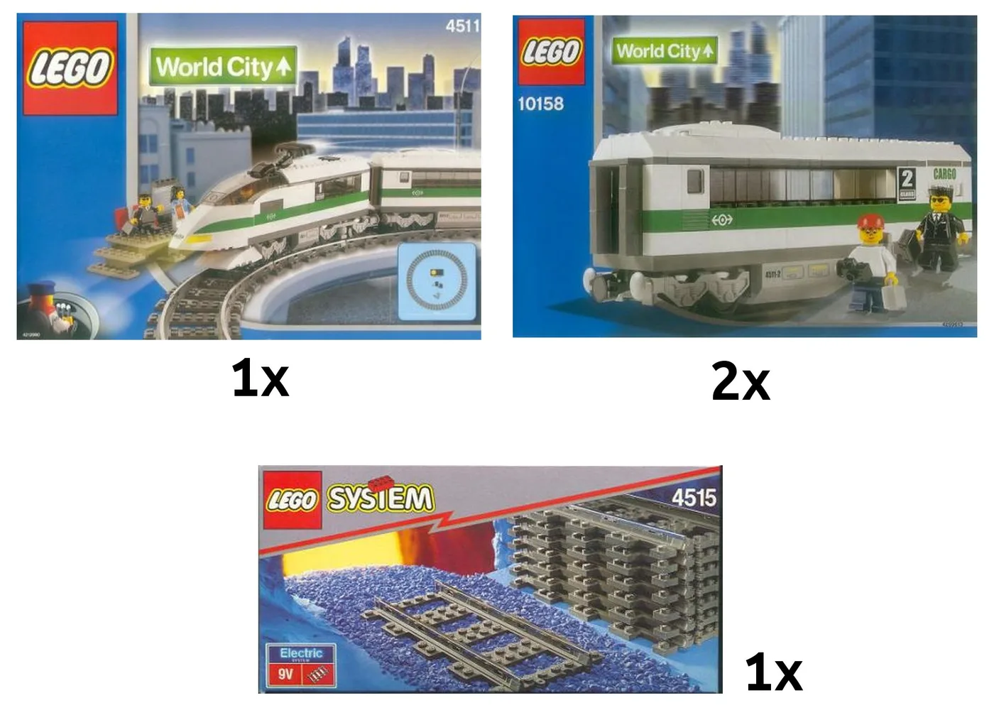 LEGO Collection Deluxe de trains à grande vitesse (K10158-1) - prix | Brick Broker