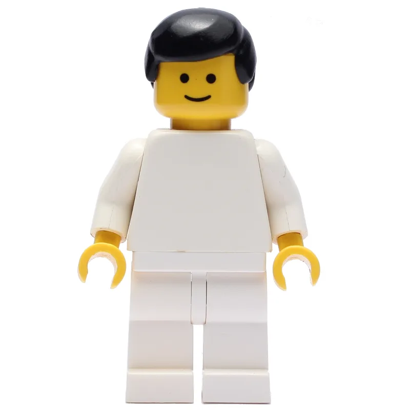Soccer Player White Torso, White Legs 4 — minifigurine LEGO | Brick Broker