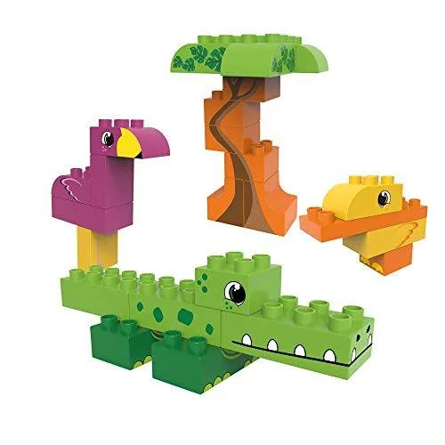 BioBuddi Animaux sauvages | Crocodile, flamant rose et canard dans la jungle (BIOBUDDI-BB-0107) - prix | Brick Broker