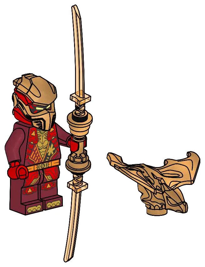 LEGO 892507 Kai avec le Dragon d'Or - prix | Brick Broker