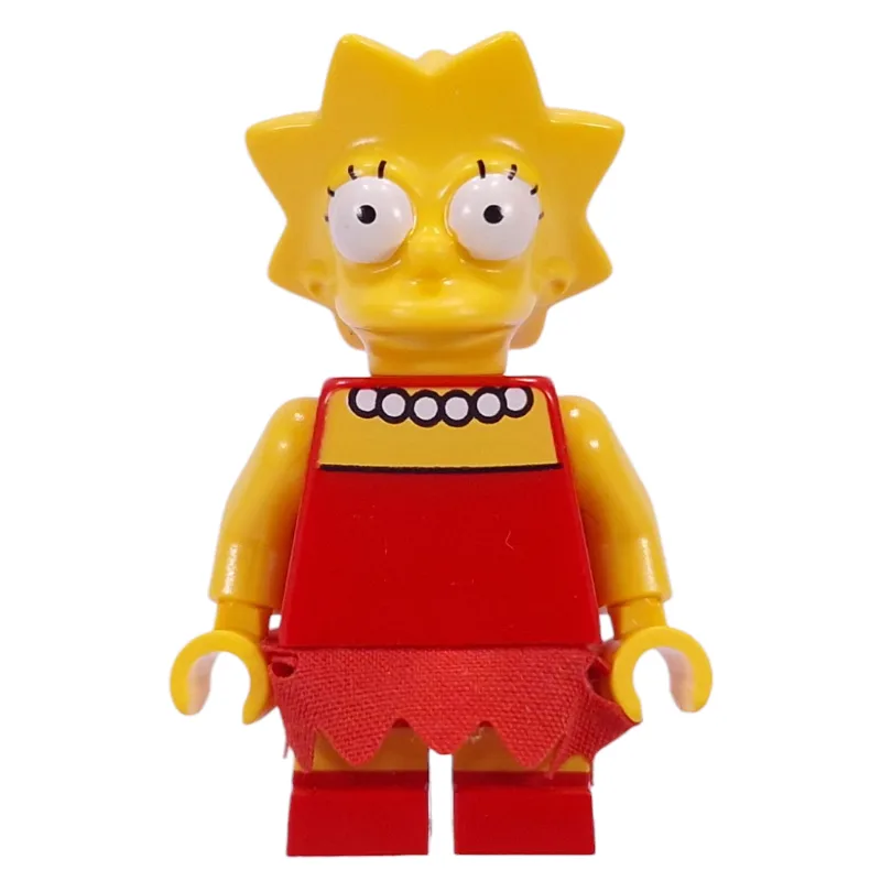 Lisa Simpsons, Skirt with 2 Center Leg Holes — minifigurine LEGO | Brick Broker