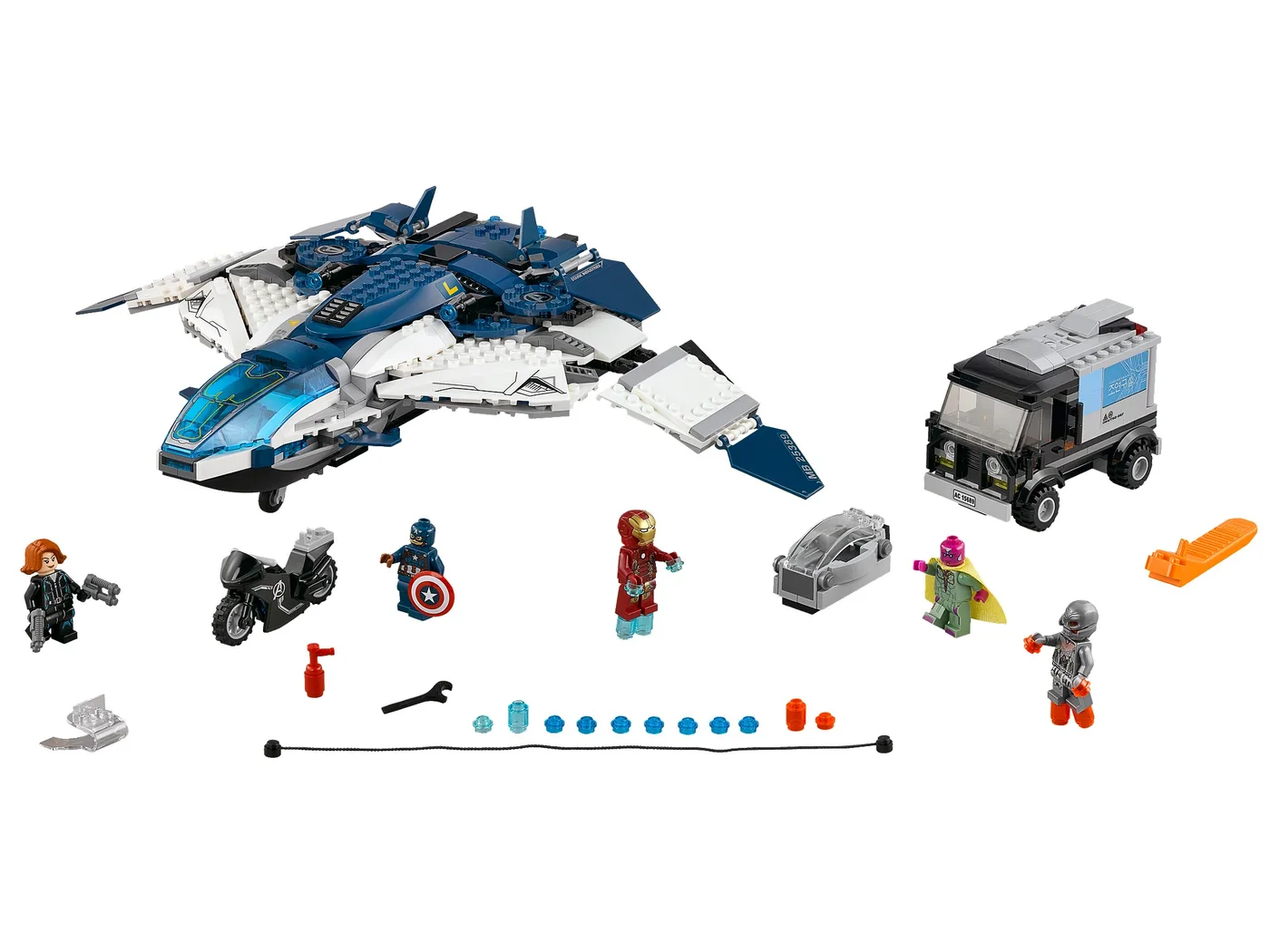 LEGO 76032 La Course-poursuite en ville du Quinjet des Avengers - prix | Brick Broker