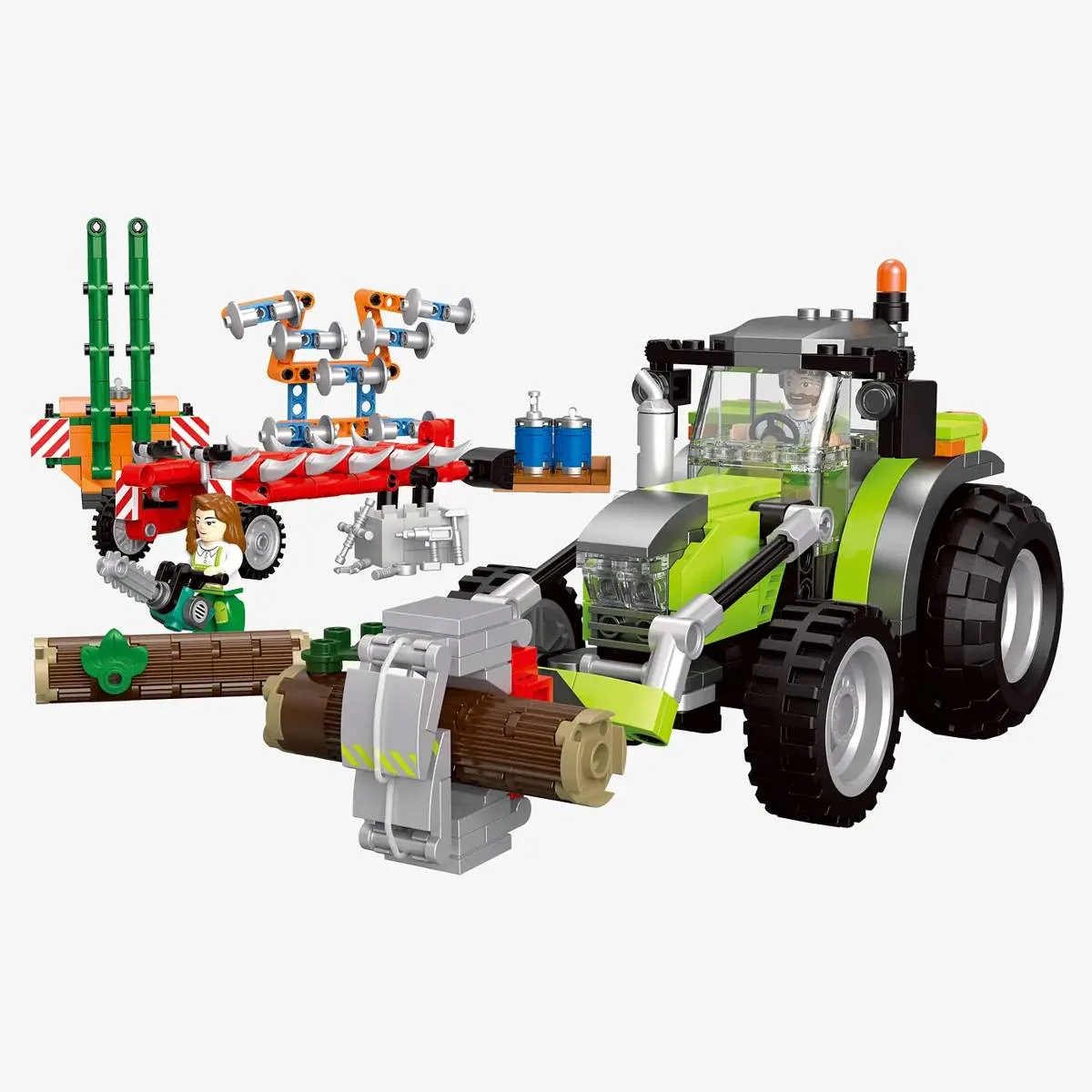 BlueBrixx Grand tracteur avec outils (BB-108125) - prix | Brick Broker