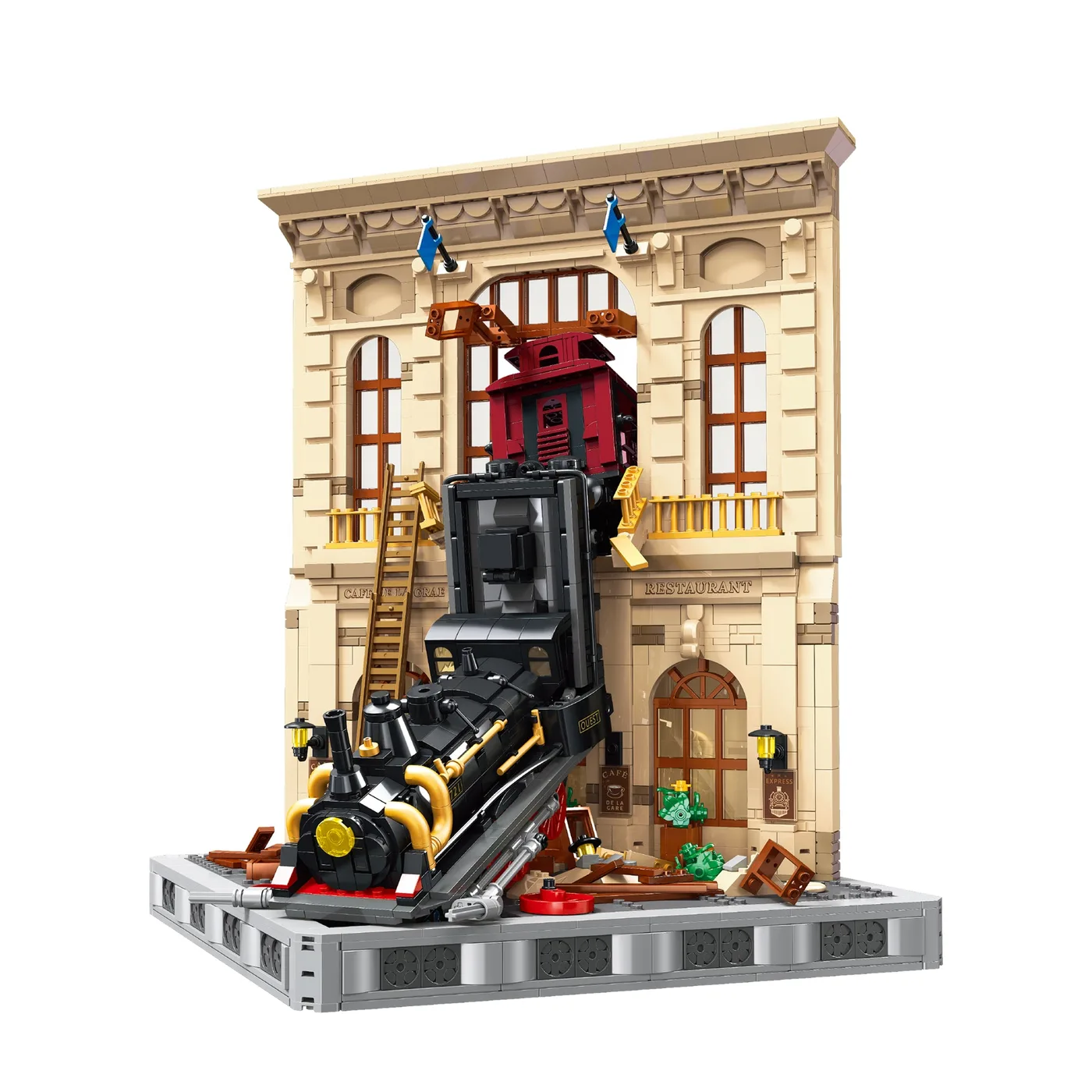 JIESTAR Train à vapeur déchu Ensemble de construction X58001 (JS-X58001) - prix | Brick Broker