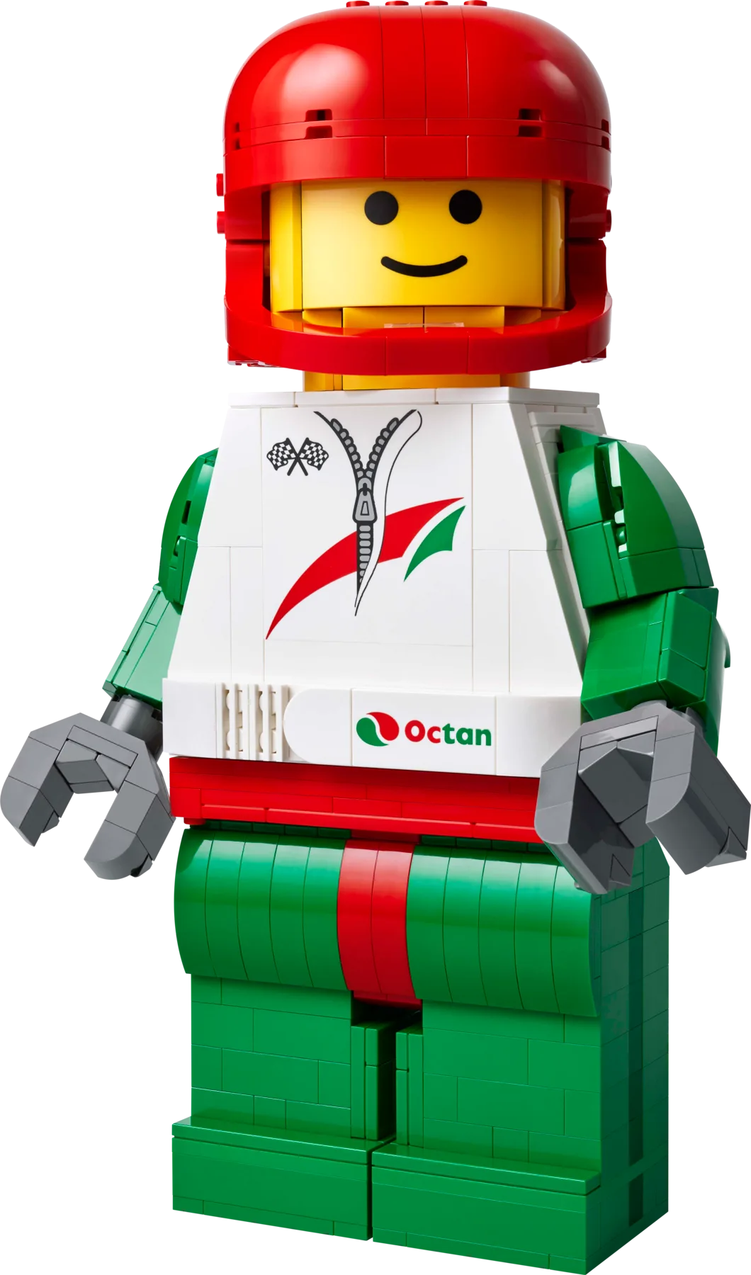 LEGO 40819 Minifigurine de Pilote de Course Agrandie - prix | Brick Broker